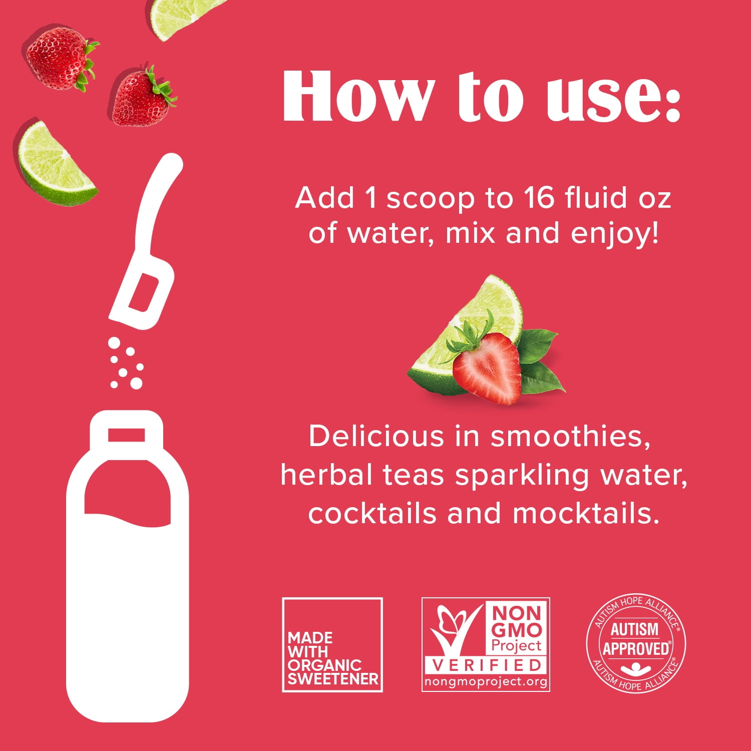 Ultima Replenisher Hydration Electrolyte Powder Drink Mix, Sugar-Free Strawberry Margarita Mocktini 90 Servings