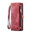 thumbnail image 3 of Case for Samsung Galaxy S20 Detachable Card Holder Tpu Pc Handmade Leather Zipper Wallet Cover Trifold with Strong Magnetic, 3 of 5