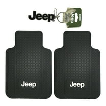 New 3pcs Jeep Factory Style Logo Car Truck Front All Weather Rubber Floor Mats