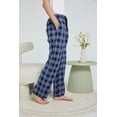 thumbnail image 3 of HiddenValor Women's Pajama Pants, Flannel Cotton Sleepwear Plaid Pajamas, 3 of 5