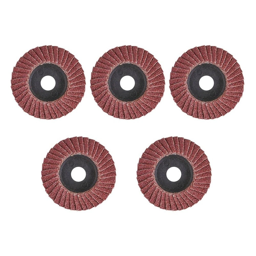 Goodhd 5Pcs 2 inch Angle Grinder Sanding Wheel 50mm Flap Polishing Disc