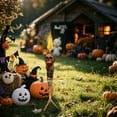 thumbnail image 4 of Halloween Skull Tiki Torches for Outdoor Garden Patio – Decorative Flame Torches for Yard, Lawn, Landscape Lighting – Spooky Halloween Party Decorations for Porch, Pathway, and Backyard, 4 of 6
