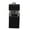 Black, variant on BIMZUC Pocket Ashtray Mini Portable Stainless Steel with Mountaineering Buckle for Outdoor Travel, Silver