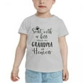 thumbnail image 2 of Sent with A Kiss from My Grandma in Heaven Cute Toddler Tshirts for Boys Girls (Gray, Youth S), 2 of 5