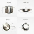 thumbnail image 4 of Teamson Kids  Cooking Playset Accessory Set Steel 11 pcs kitchen Roleplay Silver, 4 of 6