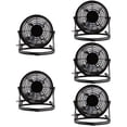 thumbnail image 1 of CHOK 5pcs Mini Desk Fan USB Powered Desktop Fan Portable Personal Air Circulator Fan for Desktop, 1 of 8