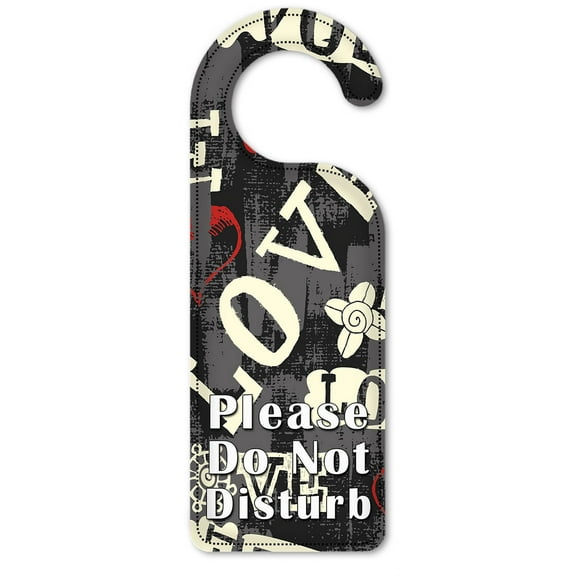Do Not Disturb Door Knob Hanger Sign - Heels