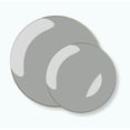 thumbnail image 1 of Round Gray â¢ Gold Plastic Plates | 10 Pack 10.25", 1 of 1
