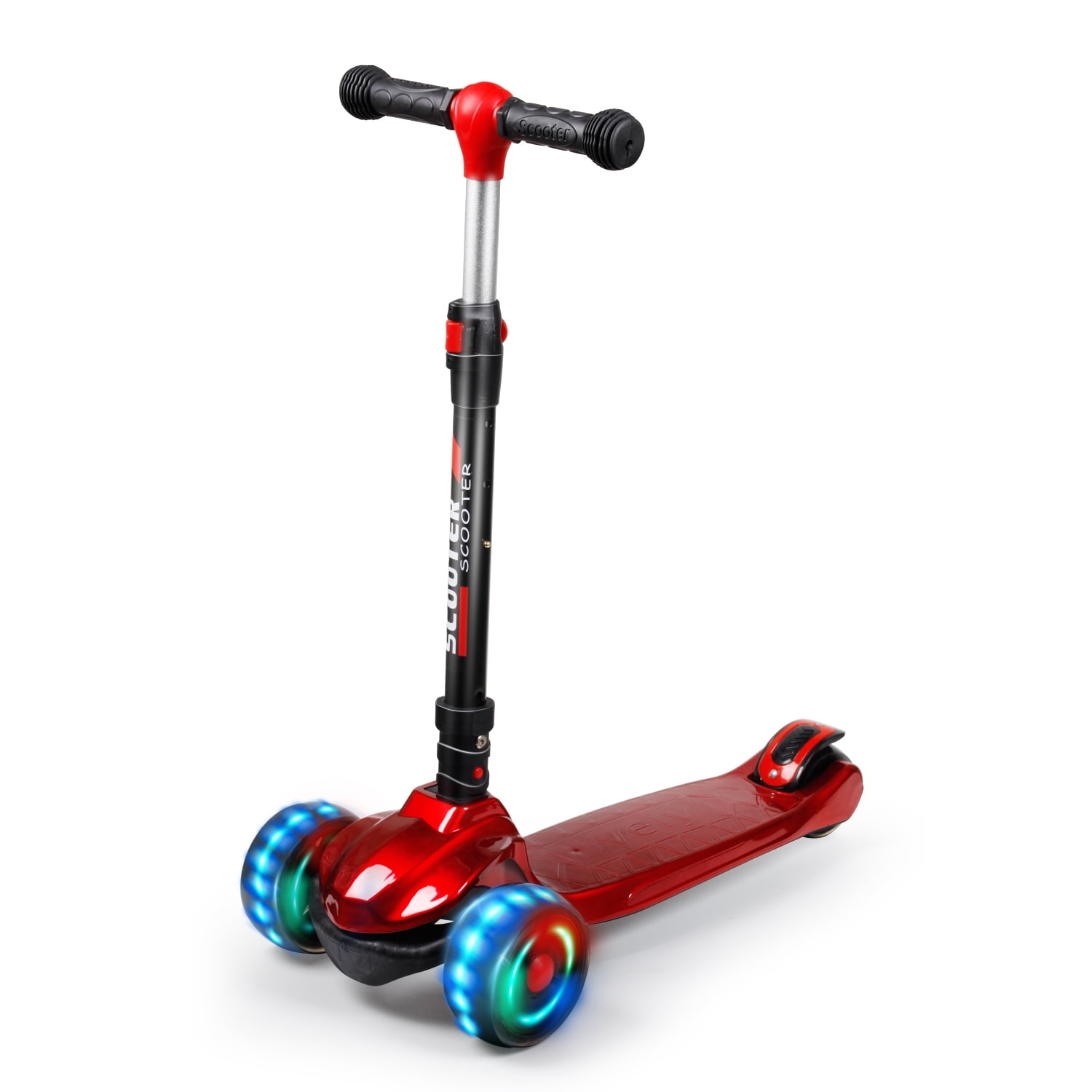 Scooters For Kids Toddler Deluxe Aluminum 3 Wheel Glider Training Three Wheeled 