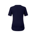 thumbnail image 5 of Enwejyy Womens Nursing Breastfeeding Short Sleeve V-Neck Solid Color Pleated Maternity T-Shirts, 5 of 5