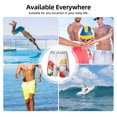 thumbnail image 6 of Uemuo Summer Gnome Pattern Mens Swim Trunks Quick Dry Board Shorts with Mesh Lining, Stretch Beach Shorts Quick Dry No-Chafing Board Shorts-XX-Large, 6 of 9