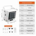 thumbnail image 4 of SKYSHALO 10000-Watt Electric Garage Heater Digital with Remote Ceiling/Wall Mount, 4 of 9