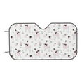 thumbnail image 7 of Picia Cute Poodle Dog Curved Windshield Sunshade Accordion Folding Style Auto Shade for Car Truck SUV Van Blocks UV Ray Sun Visor Protector -Small, 7 of 7