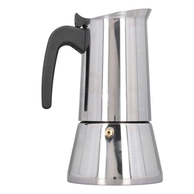 Stovetop Coffee Maker, Portable Stainless Steel Espresso Maker For Induction Cooktop