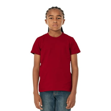 Bella Canvas Big Girls Side Seamed Crewneck T-Shirt, Style C3001Y
