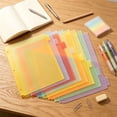 thumbnail image 5 of 8 Count Dividers for 3 Ring Binder with Pockets, 3 Hole Loose Classified Folders with 8 Colors, Plastic Binder Index Dividers, Perfect for Office Organization Supplies, 5 of 8
