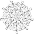 thumbnail image 2 of 10Pcs Elegant Curve Spear Shape Metal Post Finials for Park Square, 2 of 9