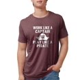 thumbnail image 1 of CafePress - Captain Dad Clothes Boat Apparel Novelty Gift T Sh - Mens Tri-blend T-Shirt, 1 of 1