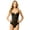 Black, variant on Hausette Brief Bodysuit with Padded Underwire Bra - Shaper by MeMoi Large / Black Shapewear