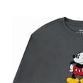 thumbnail image 4 of Disney Women's Sweatshirt, Classic Printed Patch Mickey Mouse Sweatshirt Slate Grey - S, 4 of 6