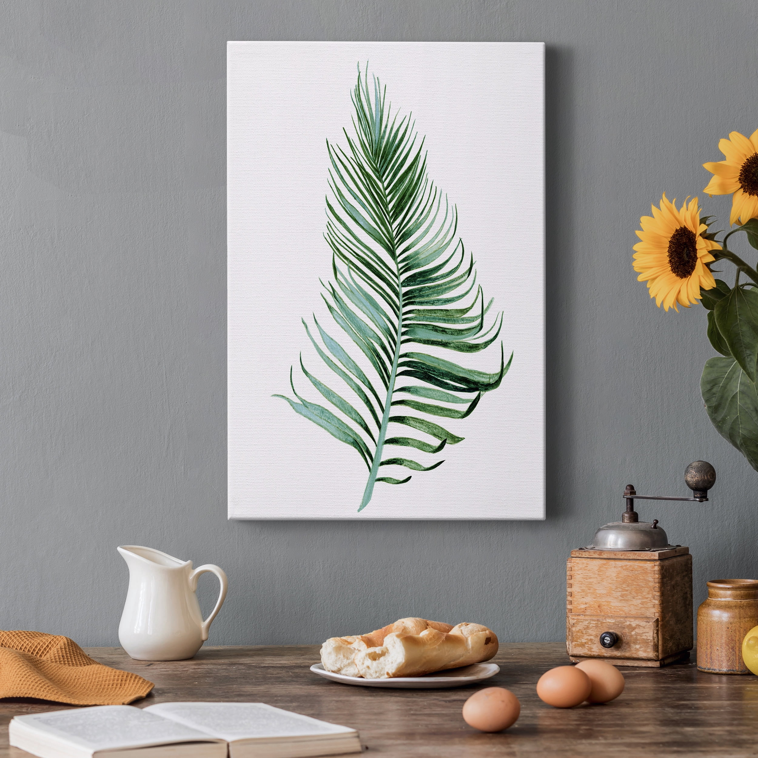 Sage Frond II Premium Gallery Wrapped Canvas - Ready to Hang - 32 x 48