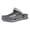 Grey, variant on Rokment Mesh EVA Patchwork Wide Feet Clogs Garden Shoes for Men with Back Straps Breathable Waterproof Beach Slides Summer Casual Walking Slippers Water Sandals Black Size 7