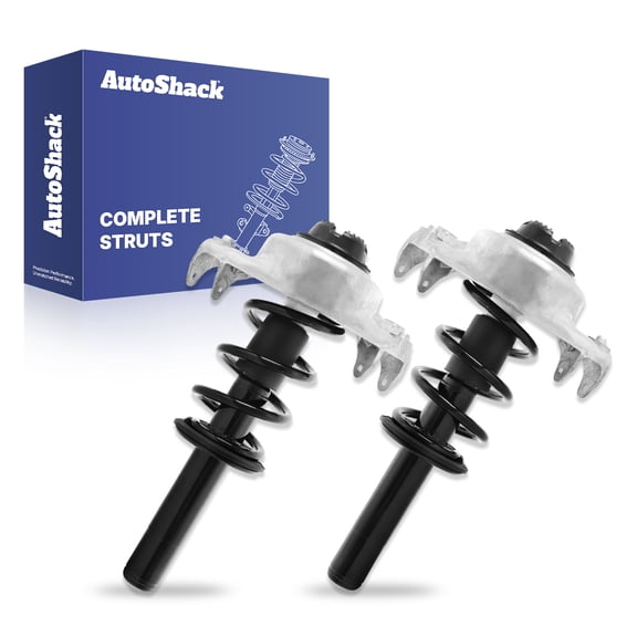 AutoShack Front Complete Strut & Coil Spring Left & Right Replacement for 2009-2016 Audi A4 2009-2016 Audi A4 Quattro 2-PC Set