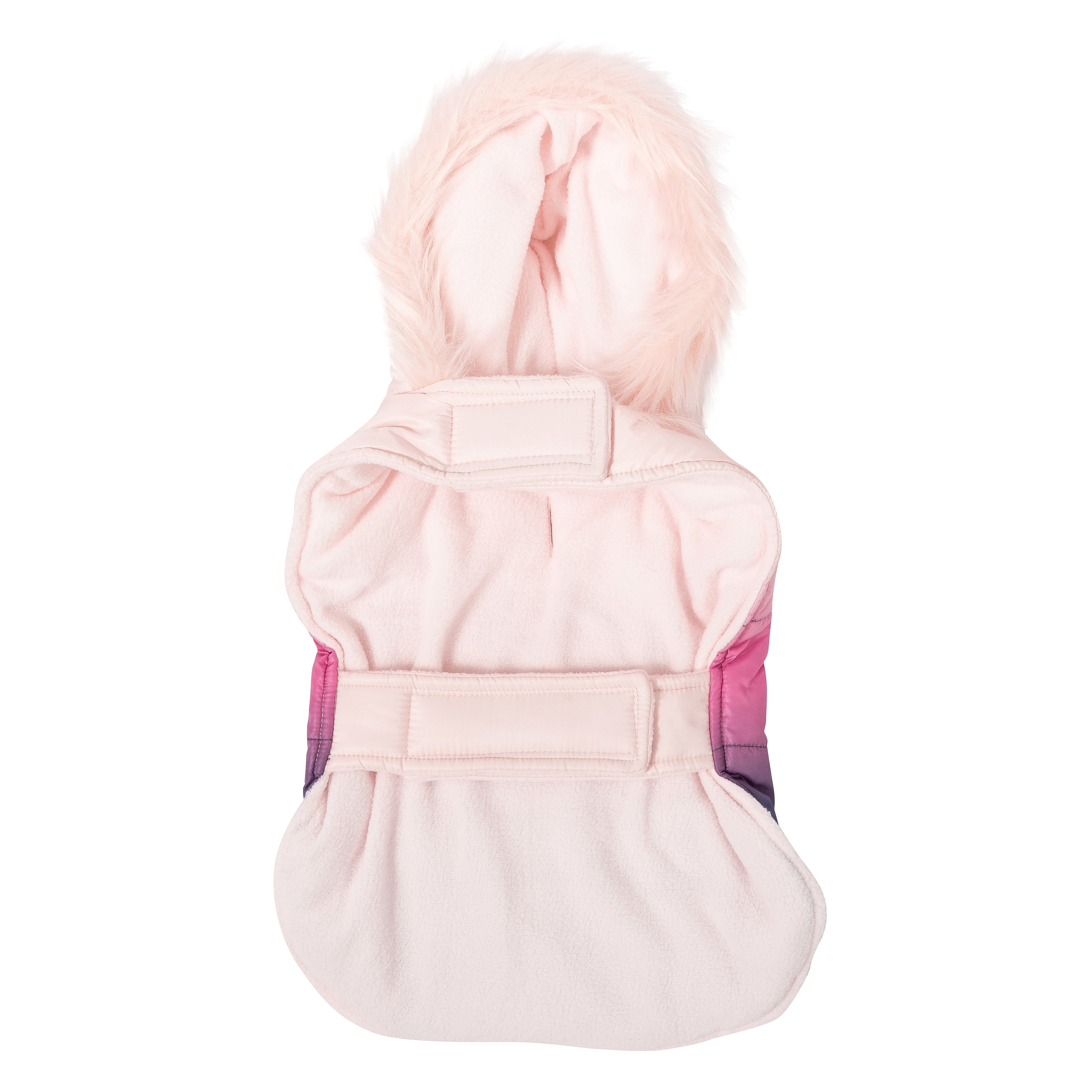 Justice Pet Reversible Puffer Jacket, Ombre Multi, L