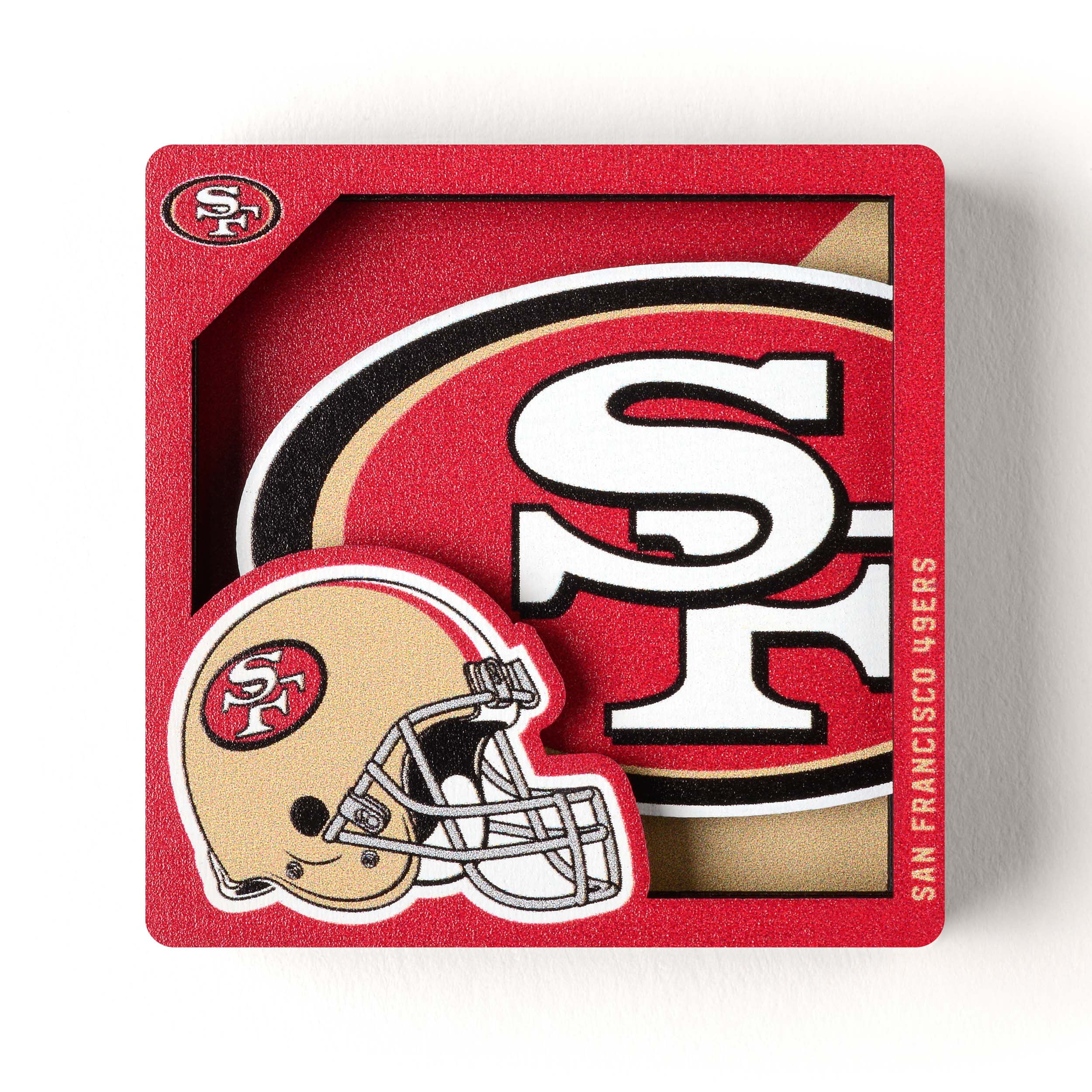 YouTheFan NFL San Francisco 49ers 3D Logo Series Magnet - Walmart.com