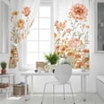 thumbnail image 5 of Fsddascl Fall Botanical Blackout Curtains for Bedroom/Living Room, Thermal Insulated Kitchen Curtains, Pumpkins Floral Autumn Farmhouse Grommet Darkening Window Treatment Drapes 27.5"x39"x2, 5 of 6