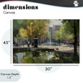 thumbnail image 4 of Stupell Industries Transitional Autumn Reflections at Park Fountain Canvas Art, 45 x 30, by Creative Studio, 4 of 8