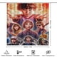 thumbnail image 2 of Juego de 4 cortinas de ducha de Stranger Things con alfombrillas antideslizantes, tapa de inodoro y alfombrilla de baño, cortina de ducha impermeable con decoración de dibujos animados para baño con, 2 of 8