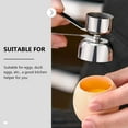thumbnail image 6 of Stainless Steel Egg Opener Top Hat Mazing Kitchen Eggshell Opening Tool Restaurant Manual Breaker 2 Pcs, 6 of 6