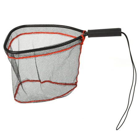 Aluminum Landing Nets Catch and Release Net Fish Saver Nylon Mesh for Fly Trout Kayak Boating