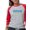 Heather/Red, variant on CafePress - Pro Ukraine Pride Ukrainian Fl Long Sleeve T Shirt - Womens Baseball Tee