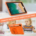 thumbnail image 4 of Children-Friendly Case for iPad 9.7" 6th Gen 2018, iPad Pro 9.7" Cover with Pencil Holder, Allytech Rugged Hard PC + TPU Kidsproof Hybrid Protection Pen Slot Case for iPad 6 2018, Orange, 4 of 7