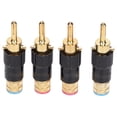 thumbnail image 2 of Banana Plugs, Stable Easy To Use Banana Audio Plug  For Home Theater For Audio And Video Receiver And Sound Systems, 2 of 8