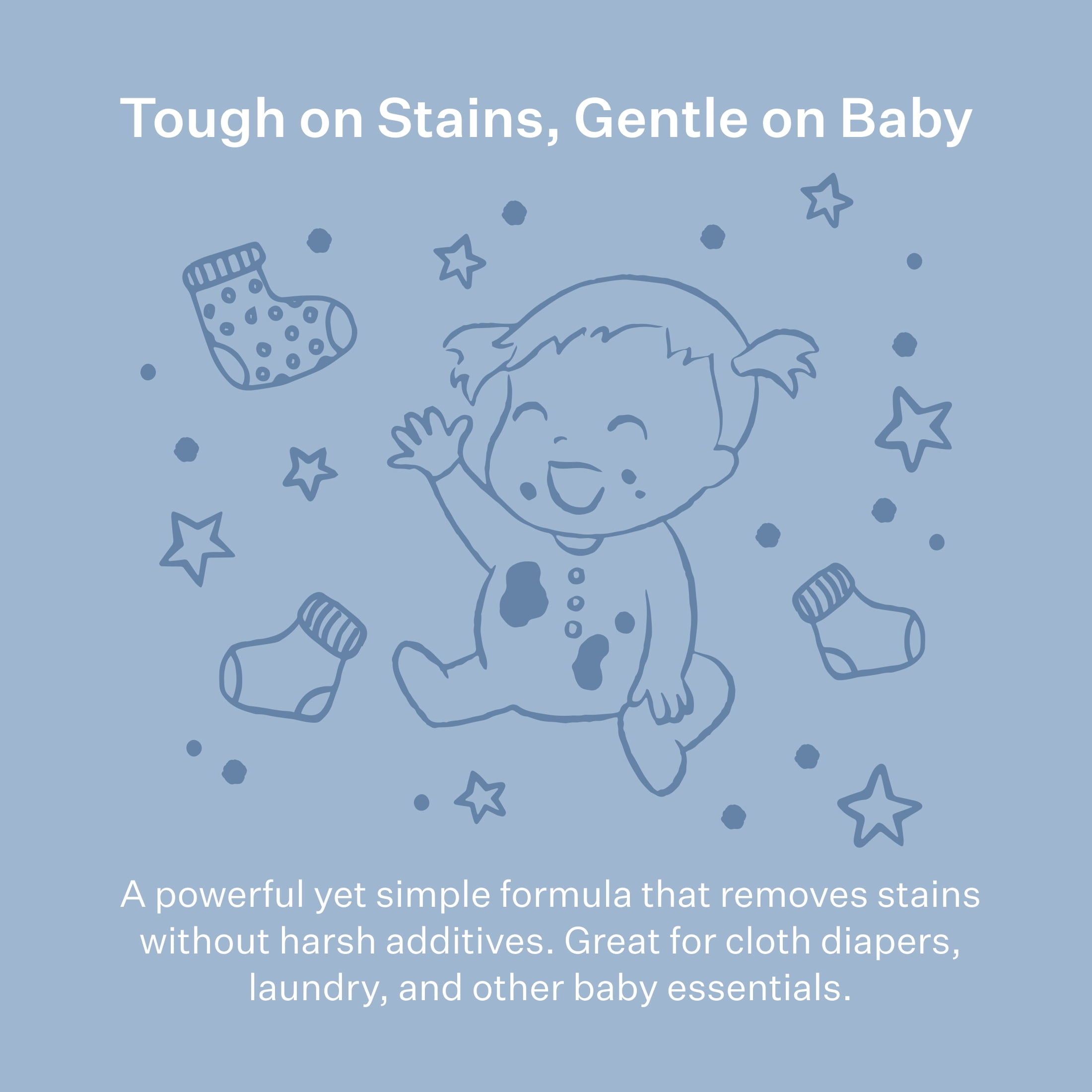 (2 pack) Package Free Simplest Baby Laundry Detergent Powder Unscented 100 Load