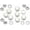 Shell, variant on 20 Pack Pearl Snap Fasteners for Western Shirts, 10.5mm, Washable Pearl-Like Buttons (Sky Blue)
