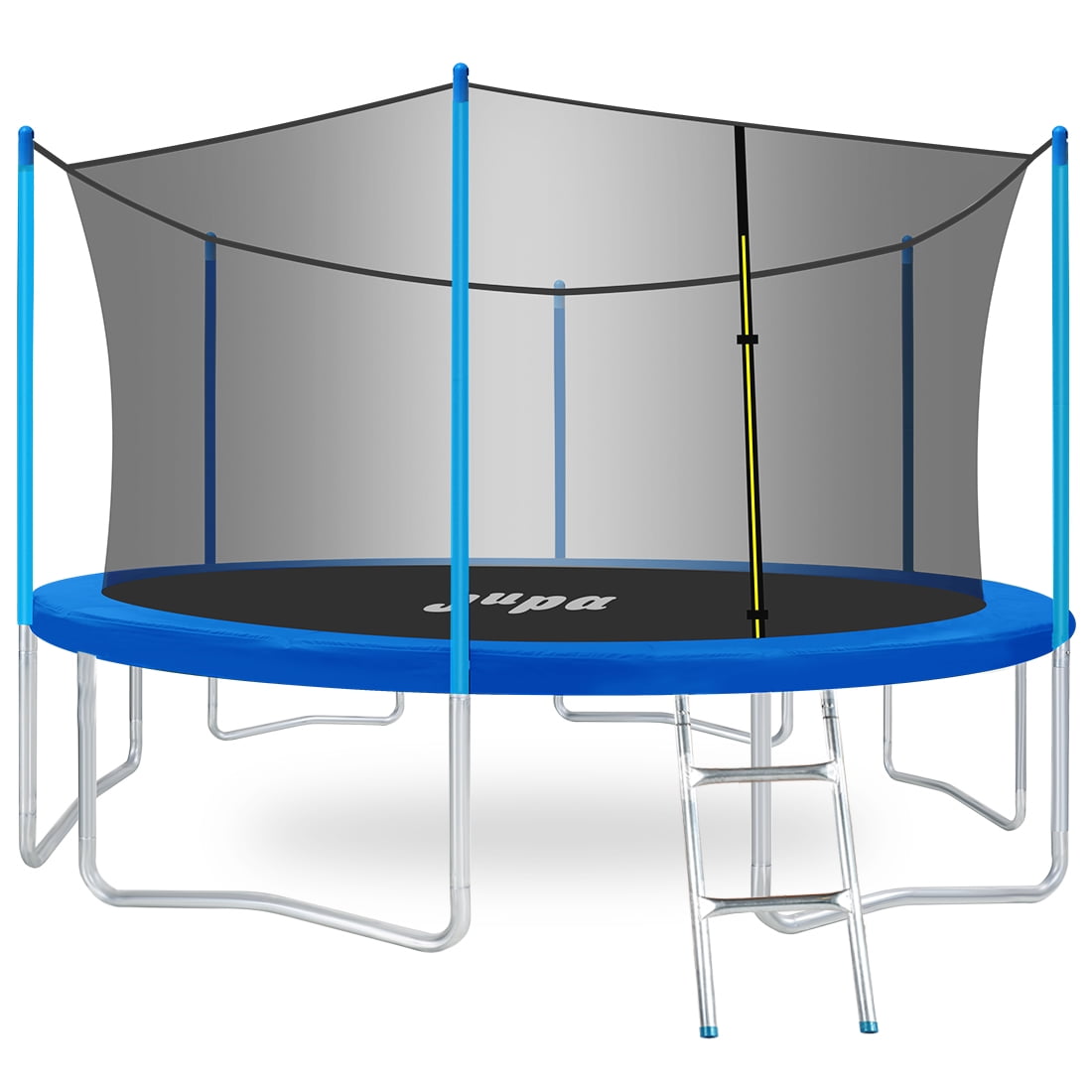 løgner Hjelm Eastern JUPA Trampoline 425 LBS Weight Capacity for Kids Adults, 15 14 12 10 8FT  Outdoor Trampoline with Safety Enclosure Net and Ladder(12FT) - Walmart.com