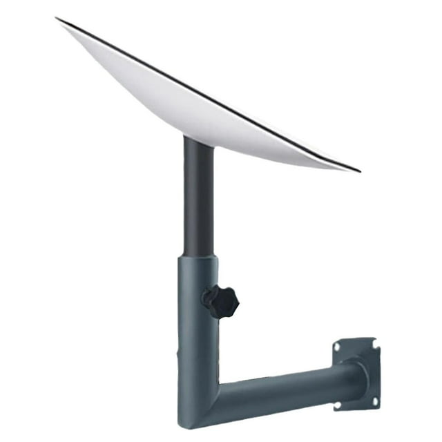 Support d'Antenne Support en Métal Extérieur Portable Installation Réglable Mur Court Toit Rv