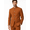 Orange, variant on Mens Mandarin Collar Blazer Button Front Long Sleeve Solid Formal Occasion Jacket