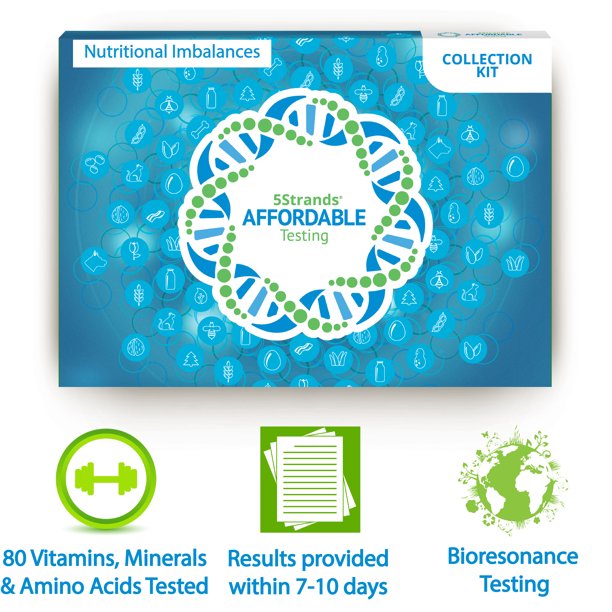 5Strands Nutrition Test at Home Hair Analysis Kit Tests Over 80 Key