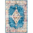 thumbnail image 2 of SAFAVIEH Bristol Kyler Oriental Polyester Area Rug, Blue/Ivory, 5'1" x 7'6", 2 of 8