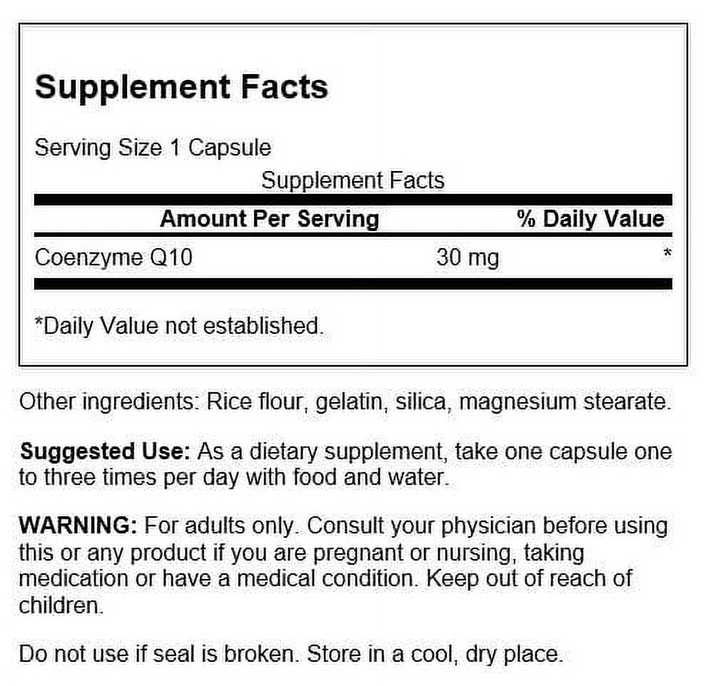 Swanson Coq10 30 mg 240 Caps 2 Pack