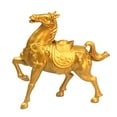 thumbnail image 5 of Kuntesetty Chinese Style Horse Statue Alloy Home Decor for Living Room Cabinet Bookcase 7.5cmx8cm, 5 of 9