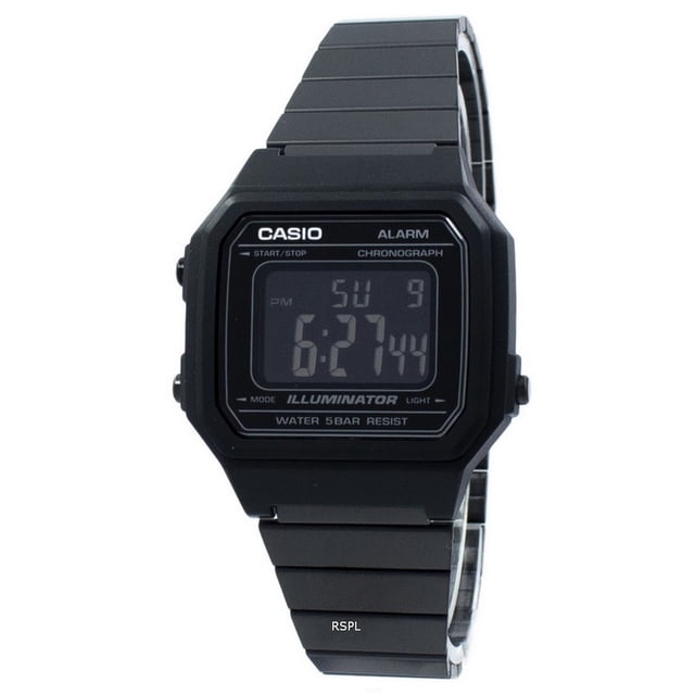 Casio Illuminator Chronograph Alarm Digital B650WB-1B Quartz Unisex Watch