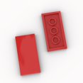 thumbnail image 1 of Azulejos de Construccion YUJHITP A0001 2x4 compatibles con Lego 100 piezas, 1 of 2