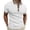 White, variant on JTieacloth Classic Collared Shirt with Pocket Summer New Casual Men's Short Sleeved Shirt Solid Color Three Button Men's Shoulder Shirt Black L