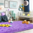 thumbnail image 6 of Sanmadrola Area Rug for Bedroom,4'X5.3',Fluffy Shag Rug for Living Room,Furry Carpet for Kids Room,Shaggy Throw Rug for Nursery Room,Fuzzy Plush Rug Carpet,Rectangle,Cute Room Decor for Baby, 6 of 7